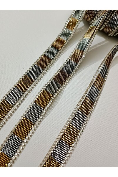 ALTAY AKSESUAR Çift Renk Taşlı Yapıştırma Şerit