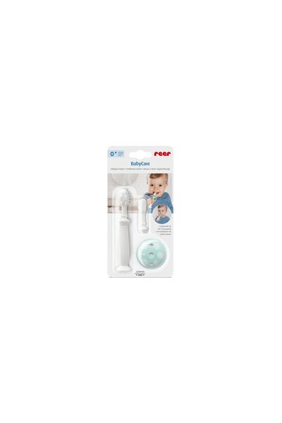 reer BabyCare Silicone Training Toothbrush Set 79253
