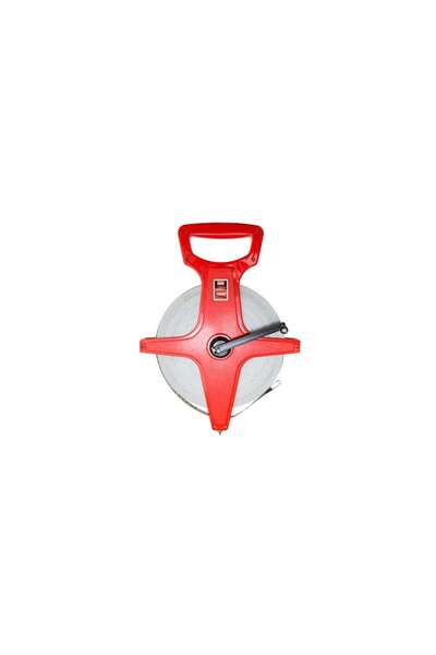 beorol Fiberglass Tape Measure, 100m, with Handle,