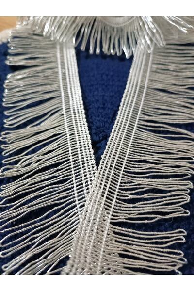 ALTAY AKSESUAR هامش شرابة فضي لامع (5 سم)