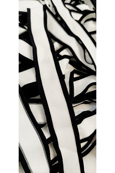 ALTAY AKSESUAR شريط تكتك باللون الأزرق الداكن والأبيض