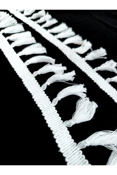 ALTAY AKSESUAR مخصص عادي حافة بيضاء شرابة هامش