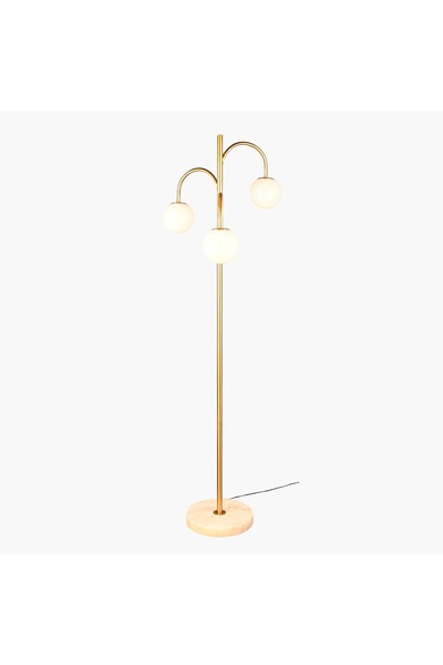 Generic Raelynn Glass Floor Lamp - 154 cm