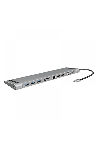 LogiLink UA0373 USB 3.2 Gen 1 Docking Station USB-C 11-Port PD