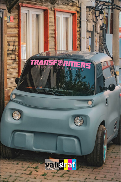 Yalıgraf Reklam Tabela ملصق ترانسفورمرز للزجاج الأمامي للسيارة مقاس 100x12,3 سم