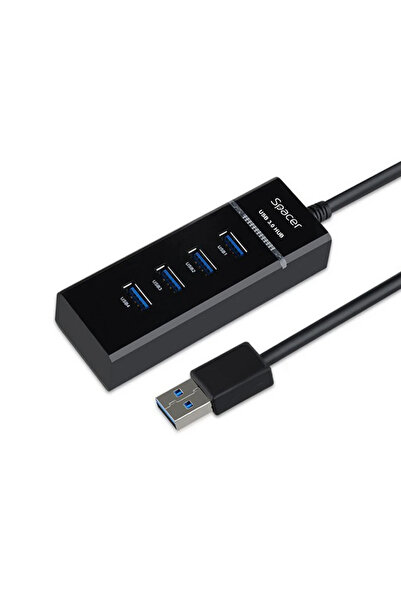 Spacer External HUB USB ports: USB 3.0 x 4 connection via USB 3.0 black