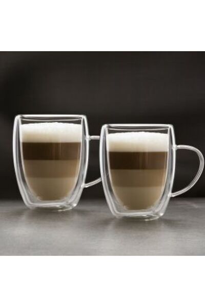Pepita Double-Walled Glass Cup 350 ml, Set of 2