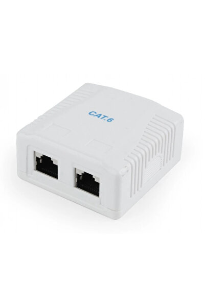Gembird NCAC-2F6-01 CAT6 FTP 2-port surface mount box