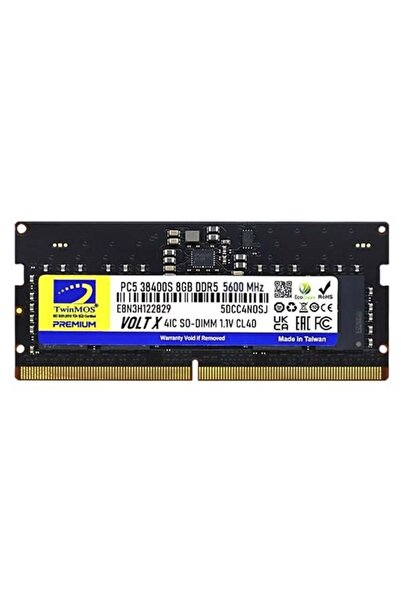 TwinMOS 8Gb Ddr5 5600Mhz Notebook Ram Value Tmd58Gb5600S46