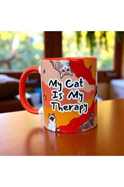 mug shop My Cat Is My Therapy Design Mug