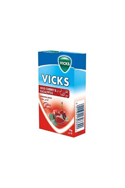 Vicks Soothing Throat Lozenges with Wild Cherry and Eucalyptus - 40g