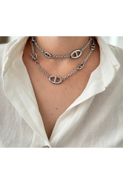 mibrillo قلادة مكافئة لماركة الفولاذ