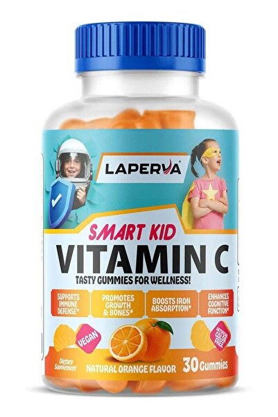Laperva Smart Kids Vitamin C, 125 mg, 30 Veggie Gummies, Supports Immune Health