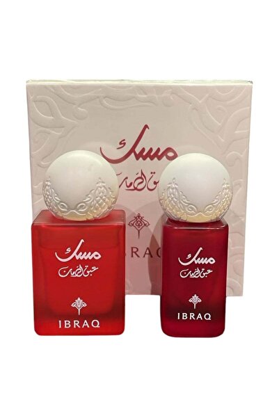 IBRAQ مجموعة عطر أبراق المسك بالرمان 6 مل + 10 مل