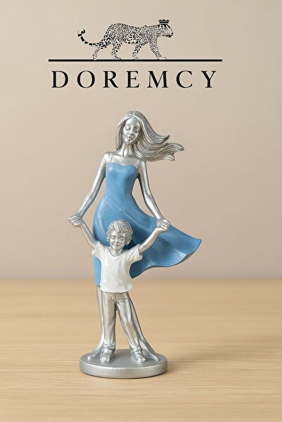 Doremcy Anne Çocuk Biblo | Dekoratif Ev ve Ofis Aksesuarı | Polyester Döküm 10x25 cm 3 Renk Seçene