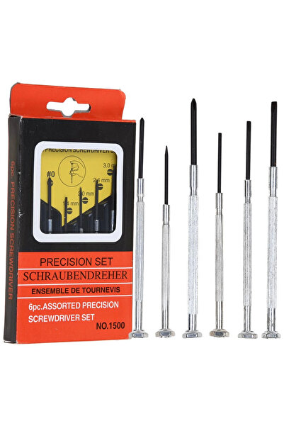 Lisinya 6-Piece Screwdriver Set for Mini Jewelers and Watchmakers ()