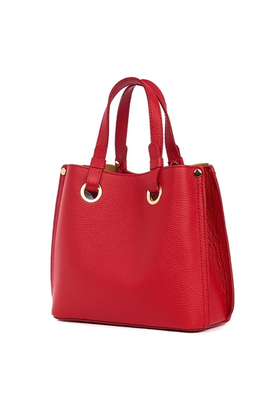 myOwn Дамска чанта от естествена кожа Ilona червена