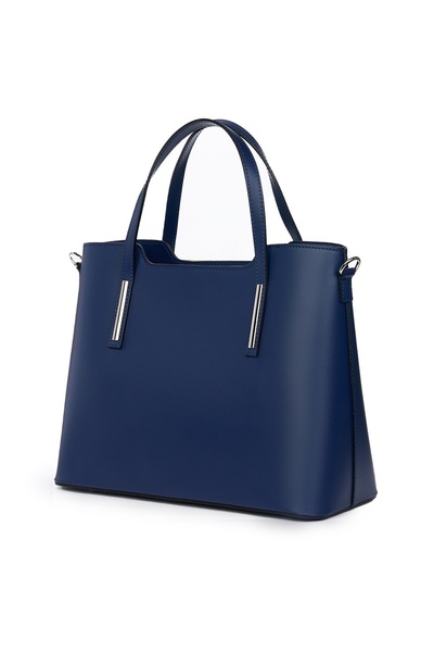 myOwn Γυναικεία δερμάτινη τσάντα Ligia μπλε σκούρο