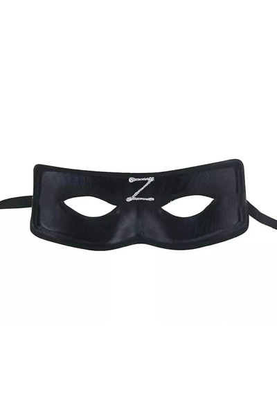 Lisinya Zorro Mask with Elastic Back and Z Print - Tygoo