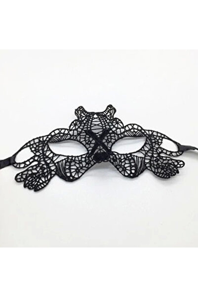 Lisinya Black Color Lace Cutout Lace Embroidered Prom Party Mask No 11 - Tygoo