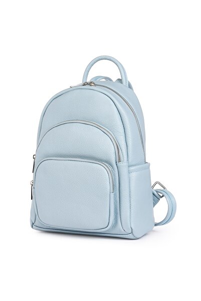 myOwn Alghero blue genuine leather backpack