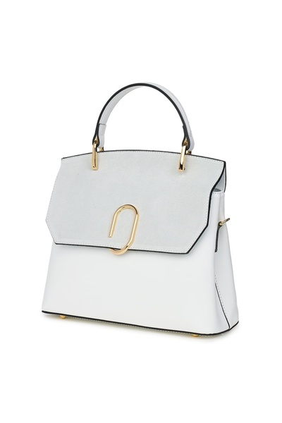 myOwn Ruby white genuine leather purse