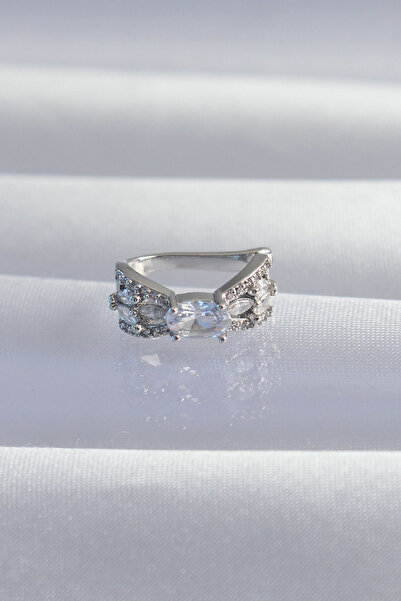 Lisinya أقراط أذن مطلية بحجر الزركون باللون الفضي النحاسي - TYGOO