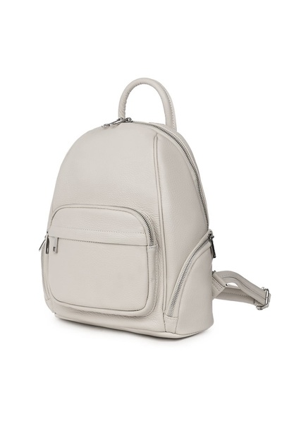 myOwn Enzo grey genuine leather backpack