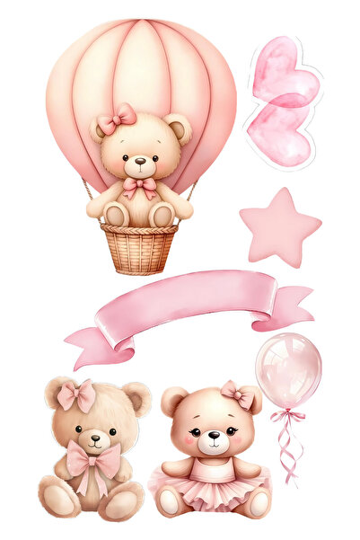 BatıDoğu Yenilebilir Şekerli Kağıt Baskısı Cupcake ve Pasta Resim Baskı Ayıcı...