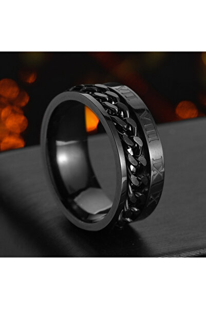 Choice خاتم رجالي دوار من الفولاذ المقاوم للصدأ عالي الجودة، سلسلة دوارة، تصم...