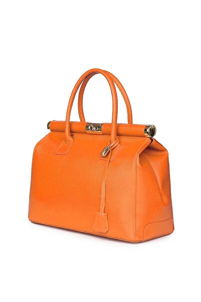myOwn Bianca orange genuine leather bag