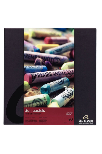Generic Brand Rembrandt Soft Pastel Paint Set 90 Colors Full Size Portrait