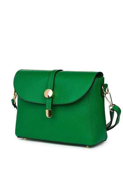 myOwn Γυναικεία τσάντα από γνήσιο δέρμα Laguna verde