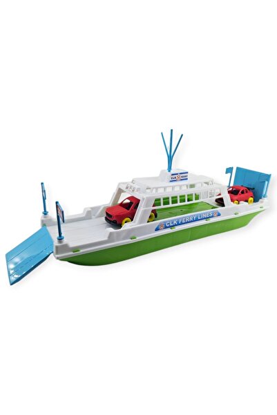 Lisinya Ferry Car Carrier Ship 45 cm - Green (Lisinya) Tygoo