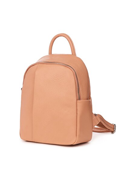 myOwn Σακίδιο πλάτης Angelo σε ροζ χρώμα από γνήσιο δέρμα