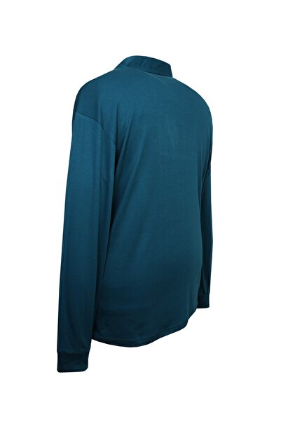 tambattal Φούτερ με λαιμόκοψη πόλο μεγάλου μεγέθους (εξαιρετικά φαρδύ)