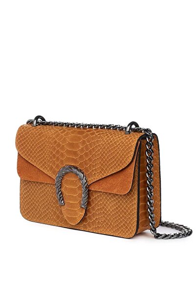 myOwn Γυναικεία τσάντα Diane από γνήσιο δέρμα σε χρώμα κονιάκ