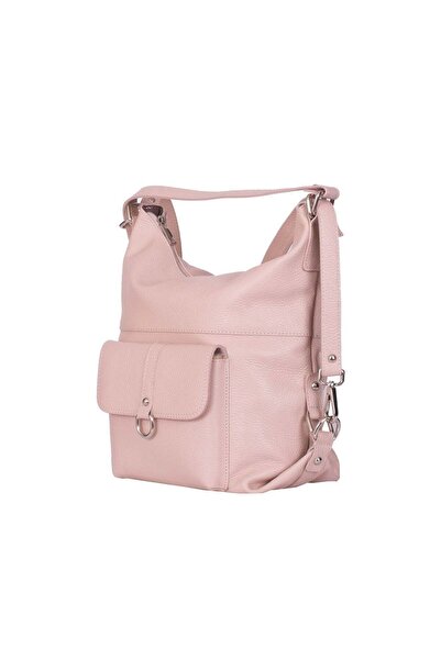 myOwn Monty pink leather backpack bag