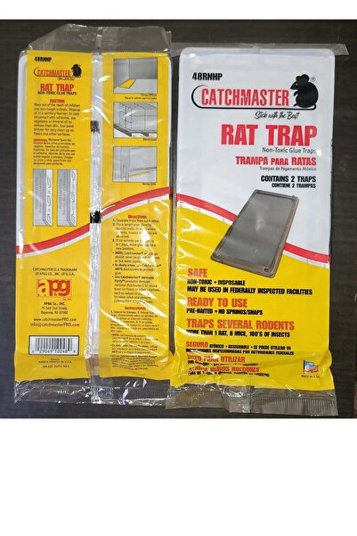 catchmaster مصيدة غراء الفئران - 2 مصيدة - عبوة واحدة