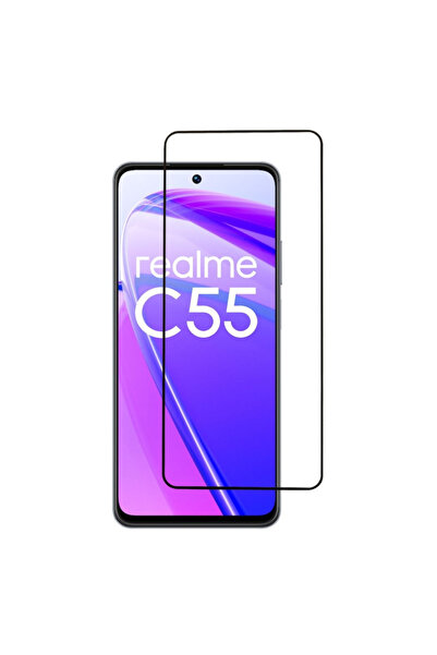realme Folie de sticlă pentru C55 - Lipici complet