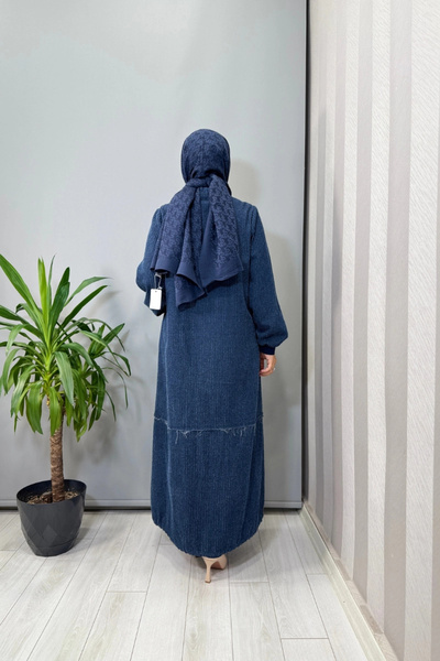 Ghisa Zippered Front Cap Navy Blue 26Kgskap2678