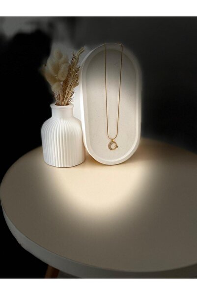 GÜLLÜ E STORE Çelik Ayyıldız Gold Kolye