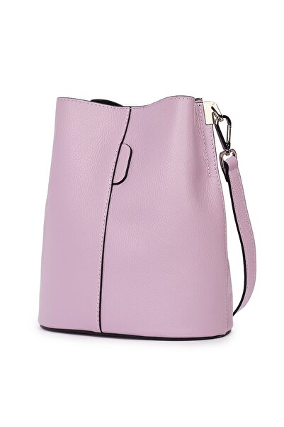 myOwn Γυναικεία τσάντα από δέρμα Mimosa λιλά