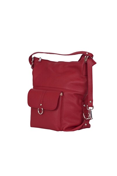 myOwn Monty leather backpack, dark red