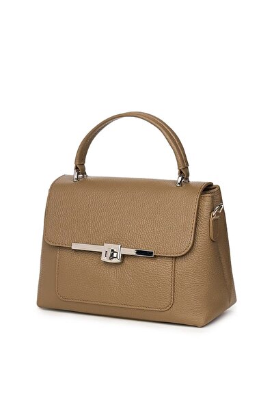 myOwn Poșetă Sierra bej din piele naturală