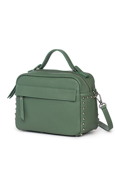 myOwn Poșetă de damă din piele naturală Cora verde fistic