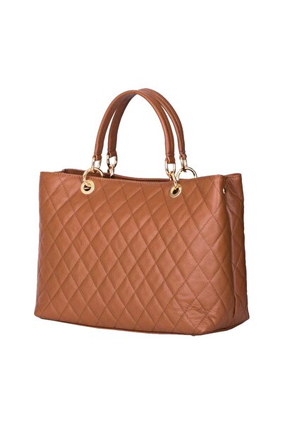 myOwn Gisella cognac quilted leather bag