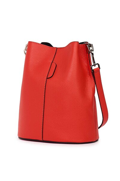 myOwn Дамска чанта от естествена кожа Mimosa coral