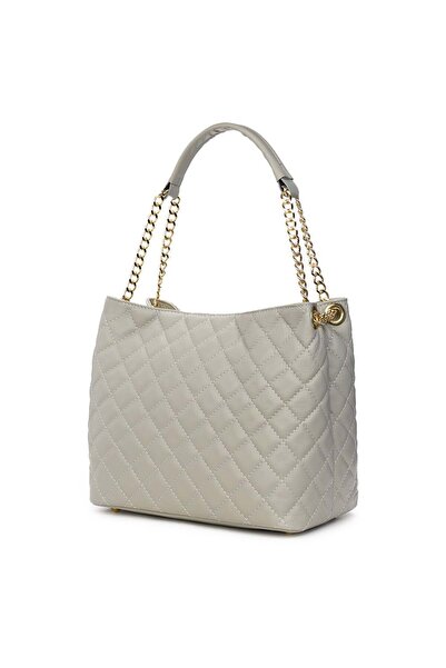 myOwn Палома сива ватирана кожена чанта