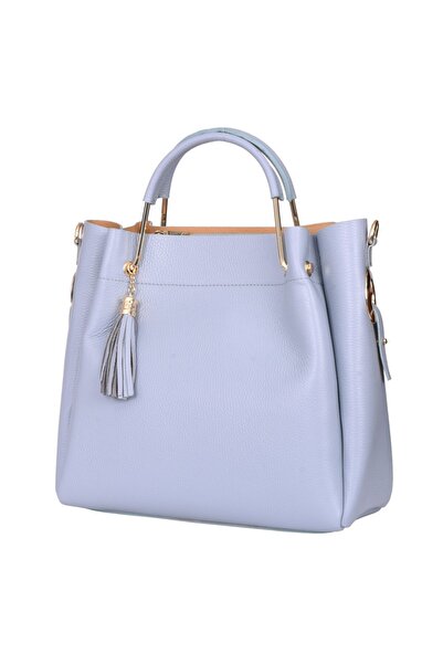 myOwn Women's bag made of genuine leather Fabiana blue